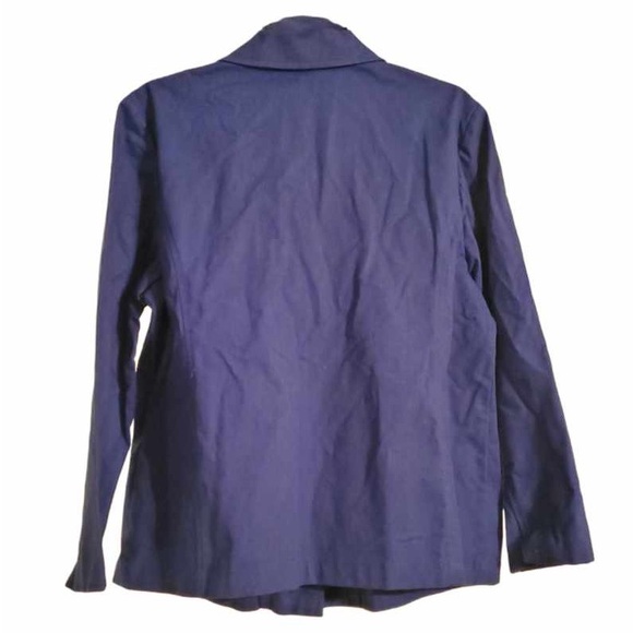 The Togs Shop Petite Large Blue 4 Button Blazer w/ Front Pocket Jacket! - Picture 2 of 6